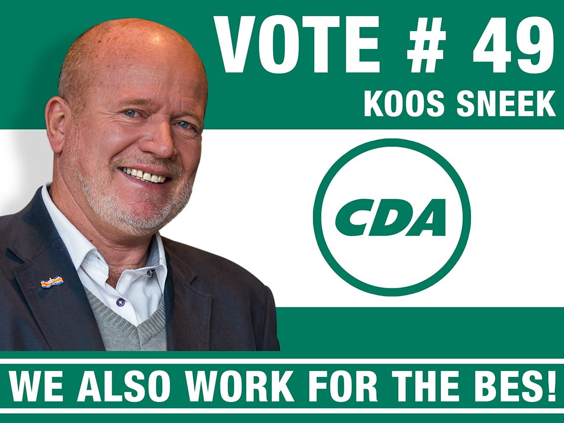 Koos Sneek on CDA-list for elections of Dutch Second Chamber