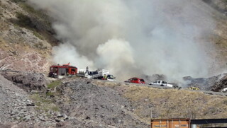 Fire at Landfill Saba