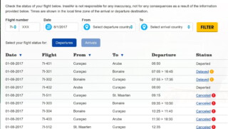 flight status August 1 2017