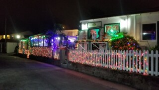 Decorated house in Saba Xmas 2017