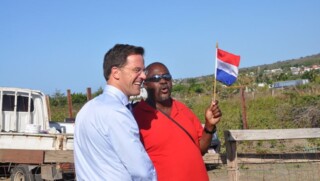 Rutte gets warm welcome in Statia