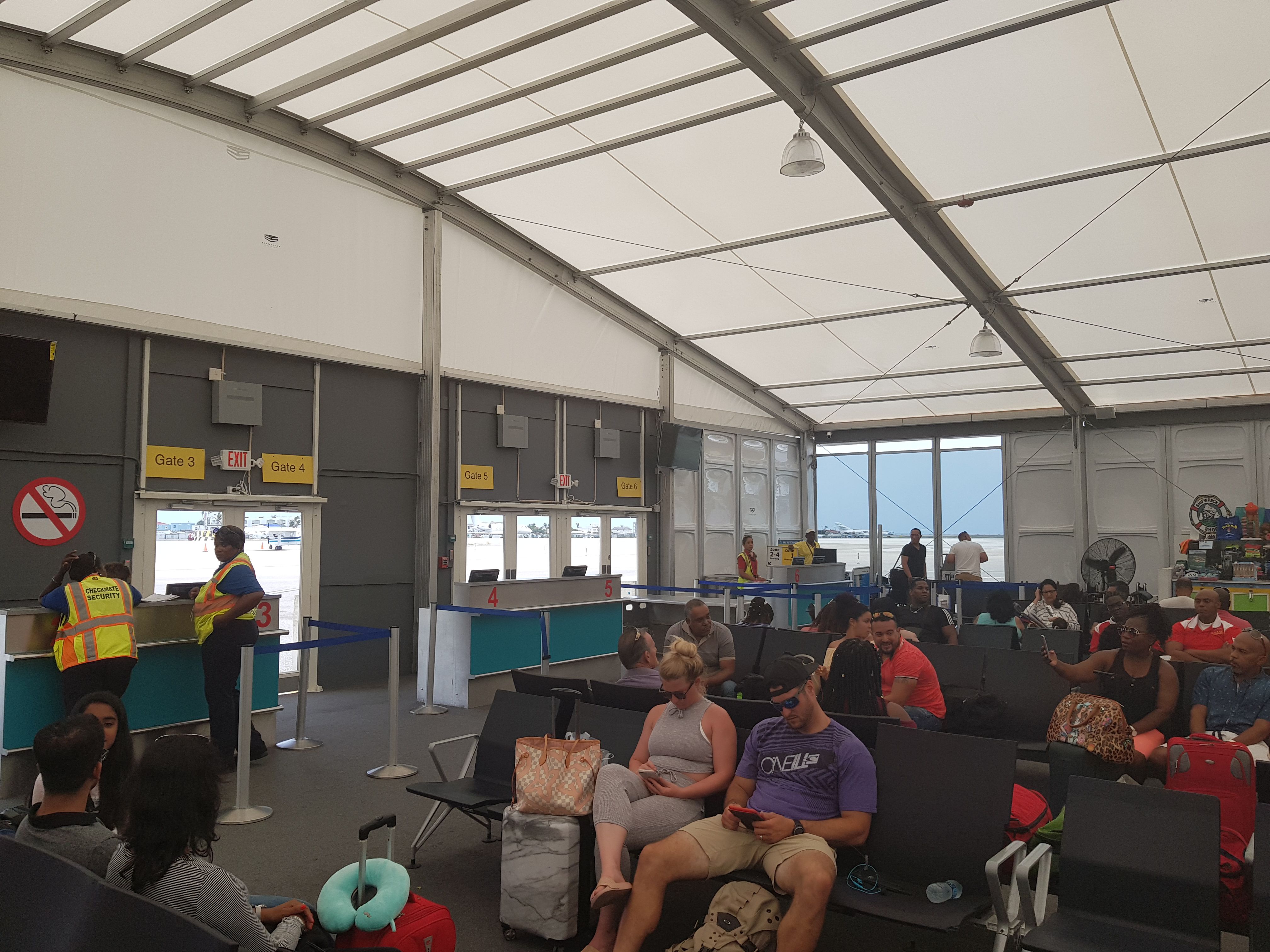 Temporary Departure gates Aug 2018-2