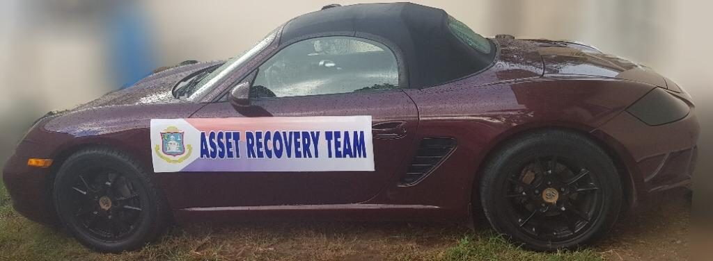 Porche confiscated by Asset Recovery Team