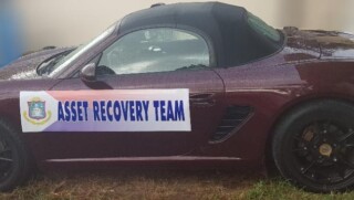 Porche confiscated by Asset Recovery Team