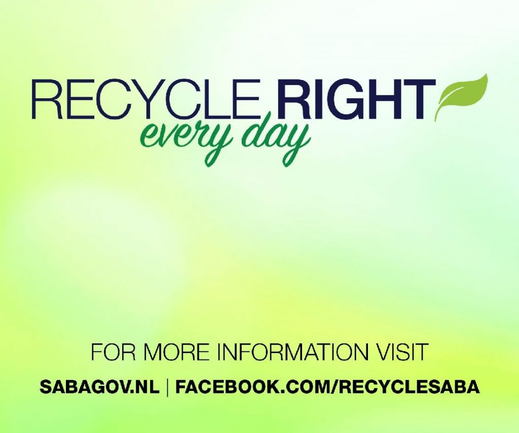 Public Entity Saba launches revitalized community recycling information campaign