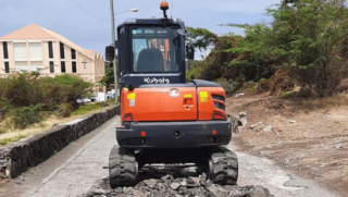 Work started on Statia's Mansion Road