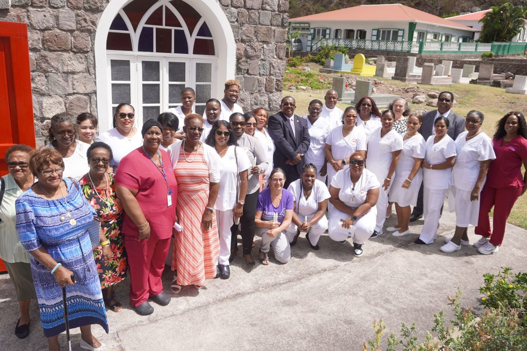 Saba Nurses Thanked and Honored at Church Service