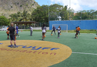 Saba youth train with Professional Coaches