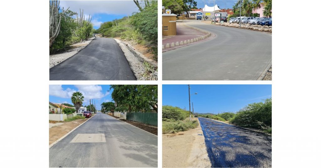 Final push with Road Repairs has eliminated some urgent bottlenecks on Bonaire