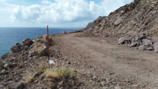 Saba prepares for Road Construction to New Harbour Area