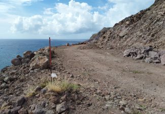 Saba prepares for Road Construction to New Harbour Area