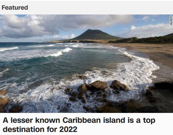 St. Eustatius prominently featured on CNN Travel 