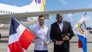 Ottley welcomes ARAJET with new flights between Santo Domingo and St. Maarten