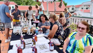 Artisans display their work at Saba’s Arts and Crafts market