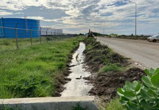 OLB opens channels for better drainage