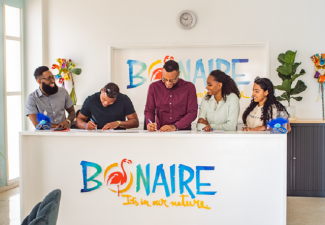 Tourism Corporation Bonaire signs an agreement to launch a new cultural event titled 'Kings of Krioyo, It's in our Nature'
