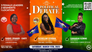 On Saturday: Political debate between female political leaders Statia